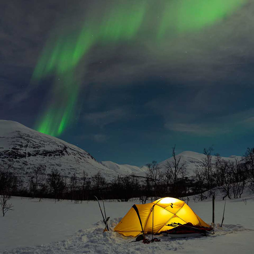 Image Nord For Polarcirklen Istock Telt Nordlys