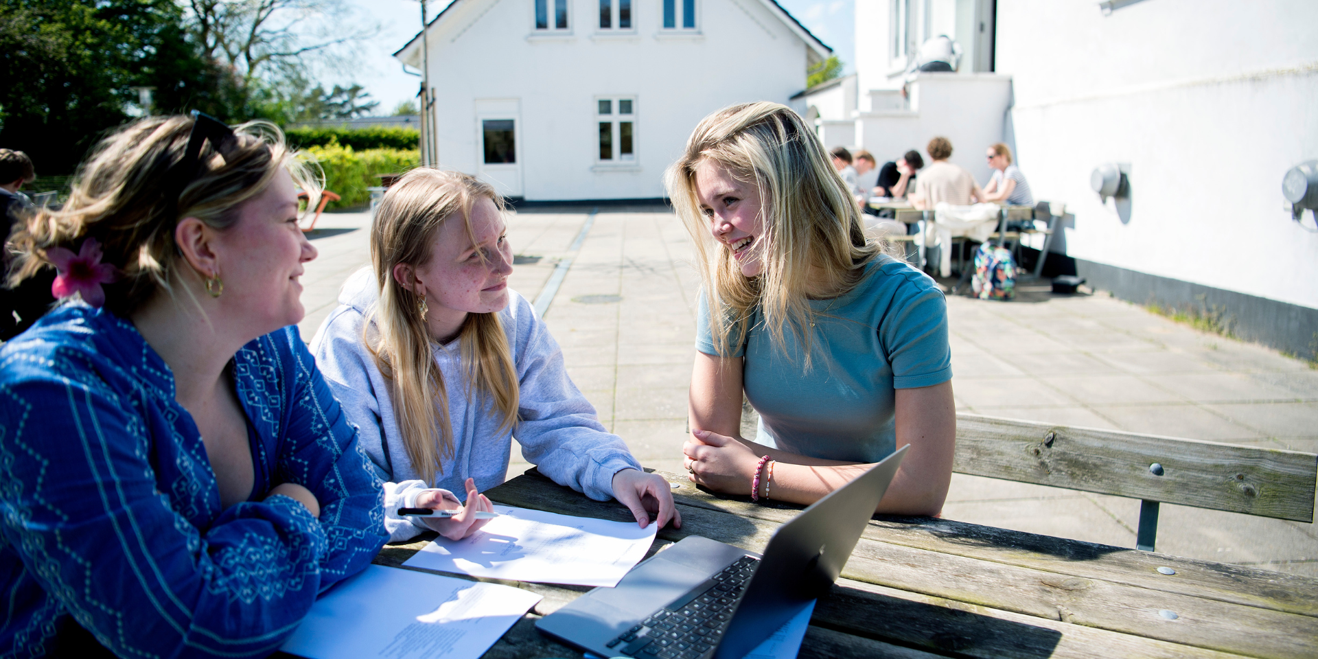 Billede, Oure Kostgymnasium, Landingpage